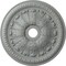 Ekena Millwork Tomango Egg & Dart Medallion (Canopies up to 6 3/4"), 27 7/8"OD x 3 7/8"ID x 2 1/2"P, Primed White CM27TO - alternate 1